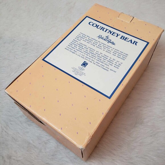 1990 LIMITED EDITION Raikes Courtney Bear - Wooden Carved Face w/ Music Cassette - Picture 17 of 17